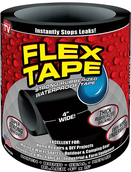 ΤΑΙΝΙΑ ΣΦΡΑΓΙΣΤΙΚΗ ΜΑΥΡΗ FLEX TAPE 10 Χ 150 CM