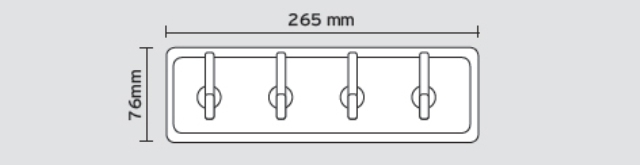 ΚΡΕΜΑΣΤΡΑ VIOMETALE K25 ( 4 θέσεων)