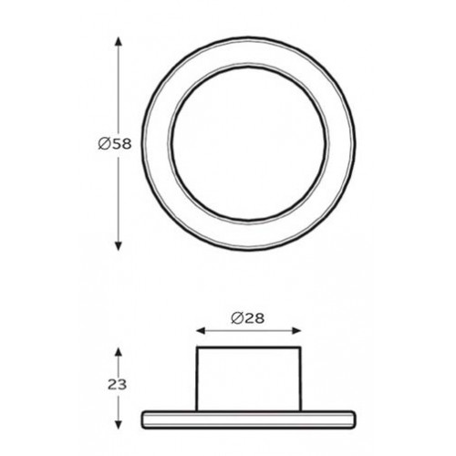 ΠΟΜΟΛΑΚΙ ΕΠΙΠΛΟΥ ΡΟΖ-ΛΑΧΑΝΙ Furniture Knob-8257/58 F GL41 TX01