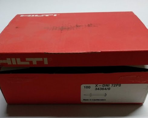 ΚΑΡΦΙΑ HILTI X-DNI 72P8 34364/0-72MM (100 TEΜΑΧΙΑ)